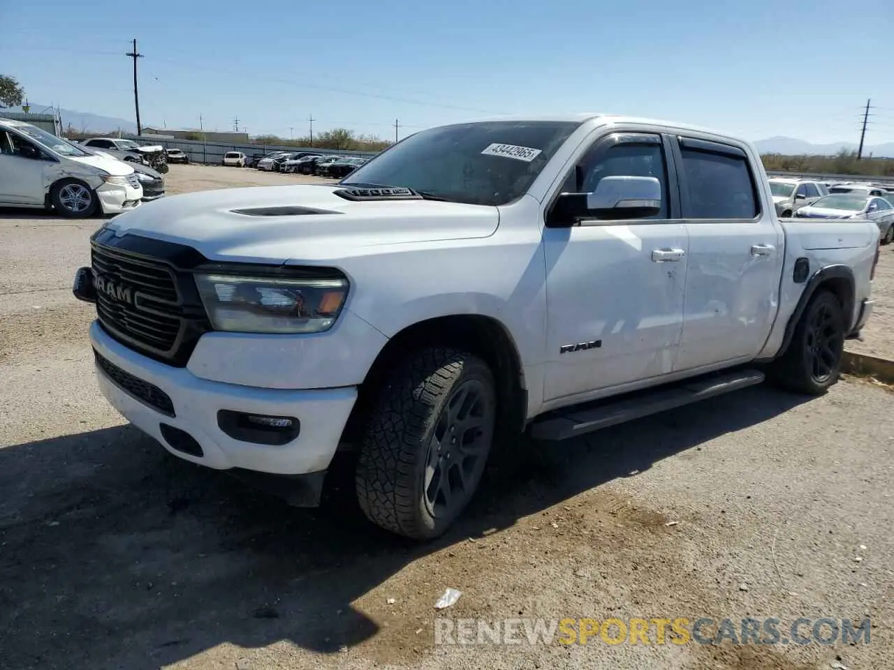 1 Фотография поврежденного автомобиля 1C6SRFVT4MN518567 RAM 1500 2021