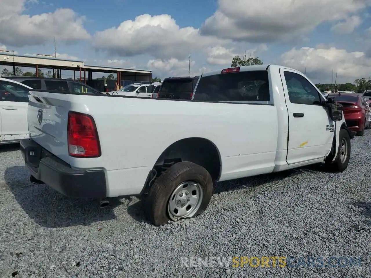 3 Photograph of a damaged car 3C6JR6DG7MG504087 RAM 1500 2021
