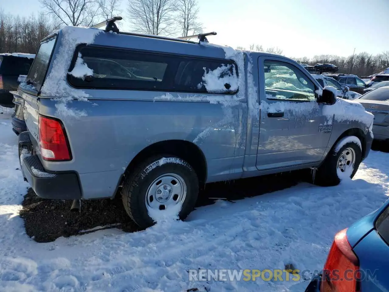 3 Photograph of a damaged car 3C6JR7AG2MG635289 RAM 1500 2021