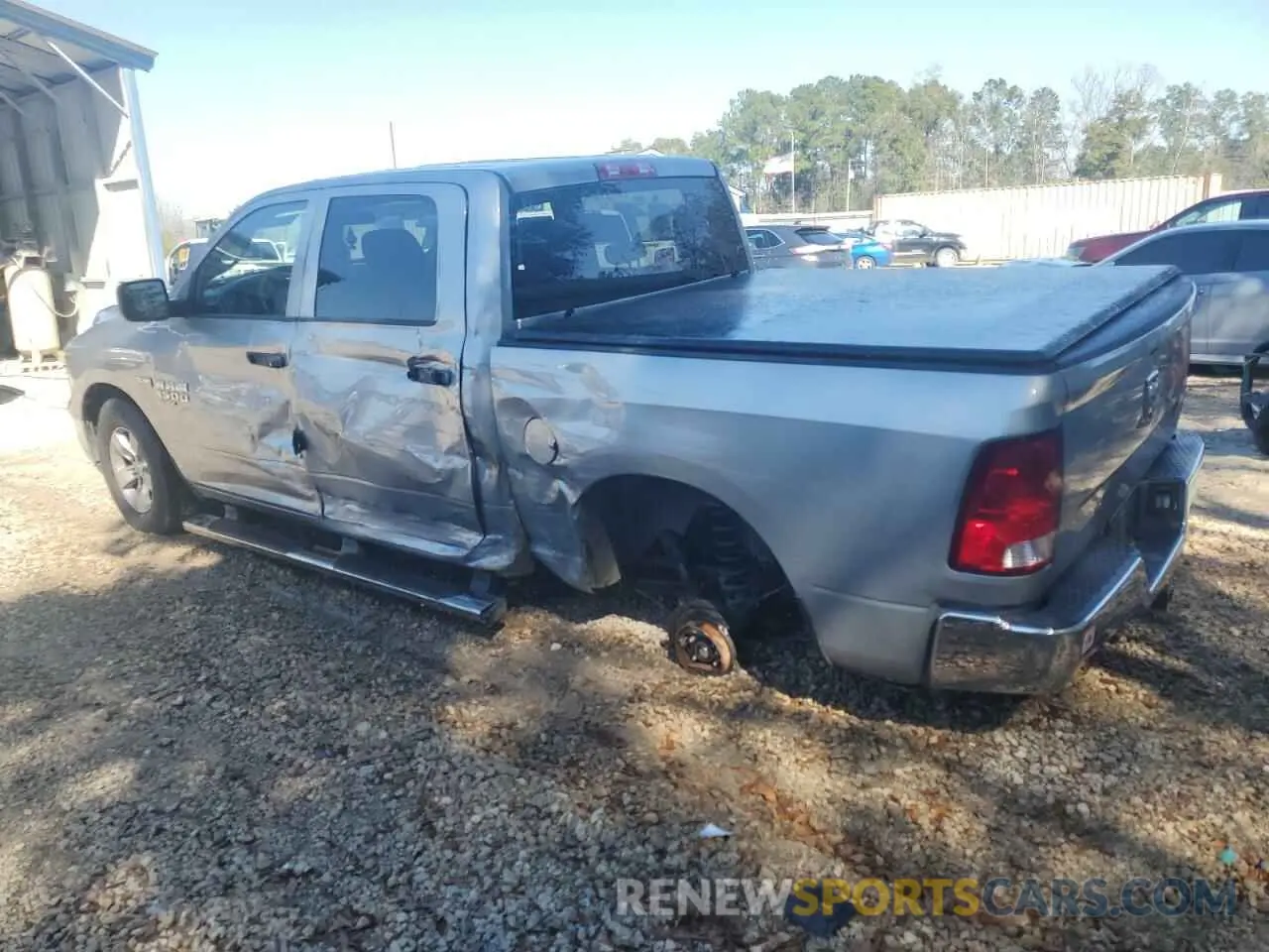 2 Photograph of a damaged car 3C6RR6KT6MG536001 RAM 1500 2021