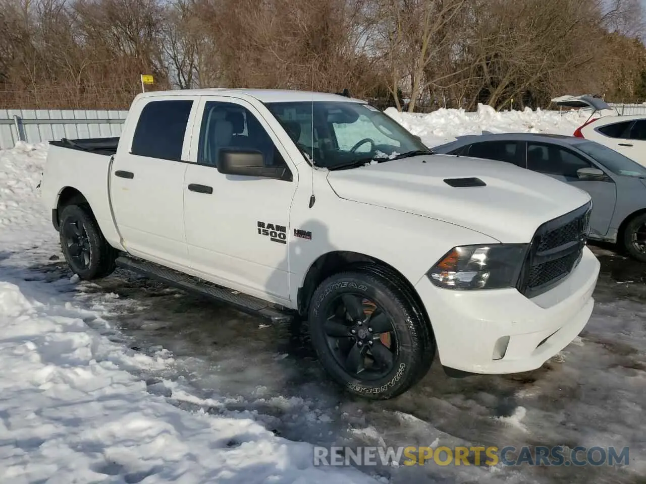 4 Фотография поврежденного автомобиля 3C6RR7KT2MG513448 RAM 1500 2021