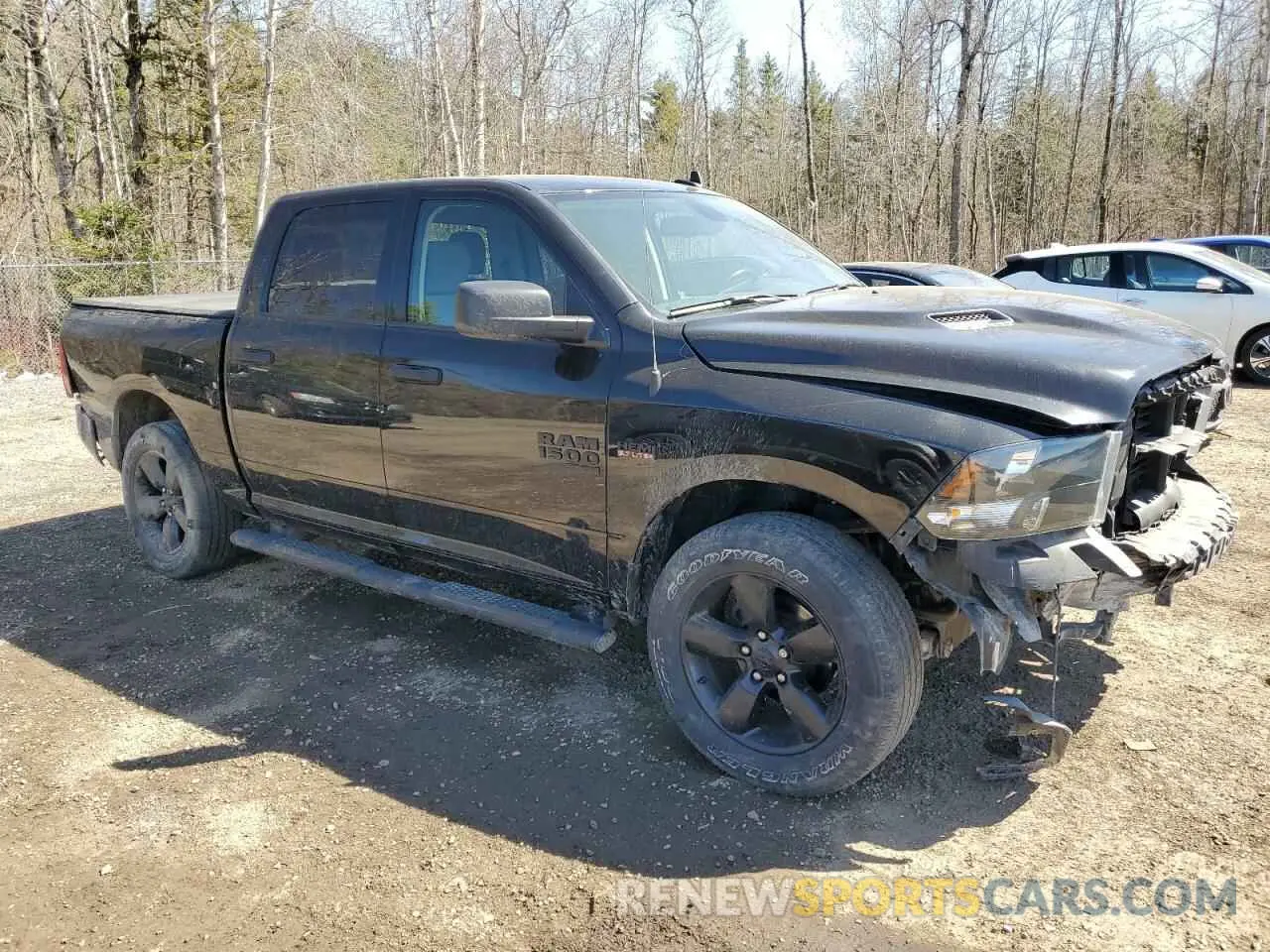4 Photograph of a damaged car 3C6RR7KT4MG693581 RAM 1500 2021