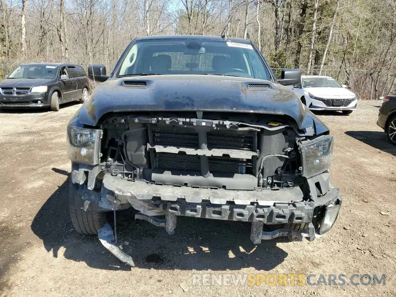 5 Photograph of a damaged car 3C6RR7KT4MG693581 RAM 1500 2021