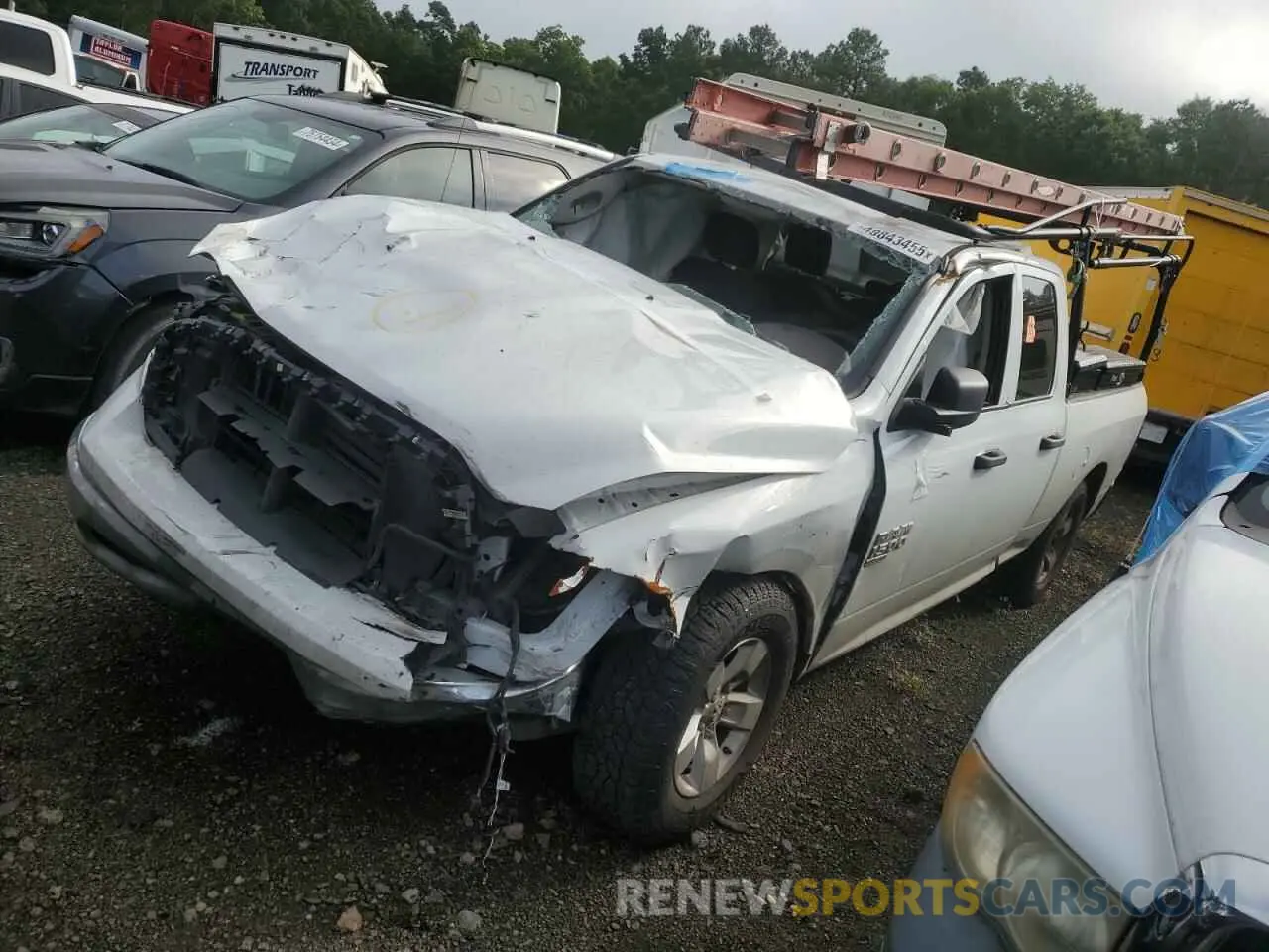 1 Photograph of a damaged car 1C6RR6FG0NS154747 RAM 1500 2022