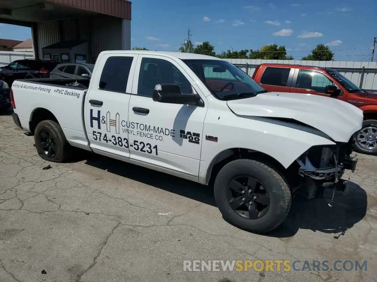 4 Фотография поврежденного автомобиля 1C6RR7FT2NS200226 RAM 1500 2022