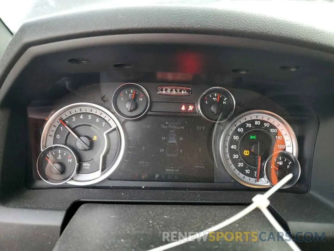 9 Фотография поврежденного автомобиля 1C6RR7LG6NS215772 RAM 1500 2022