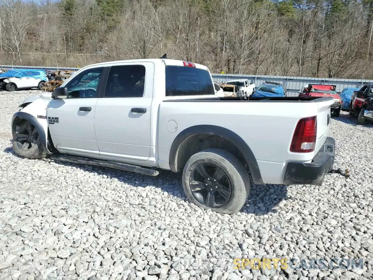 2 Photograph of a damaged car 1C6RR7LT0NS159177 RAM 1500 2022