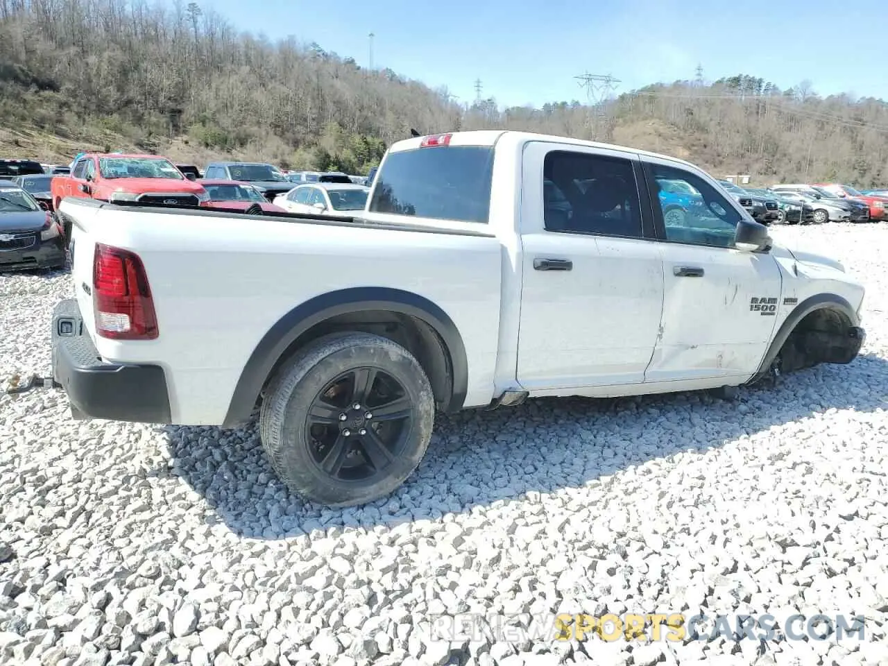 3 Photograph of a damaged car 1C6RR7LT0NS159177 RAM 1500 2022