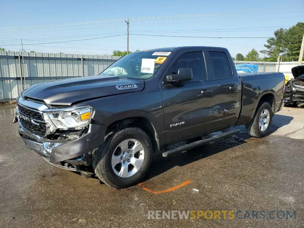 1 Photograph of a damaged car 1C6RREBT0NN231600 RAM 1500 2022