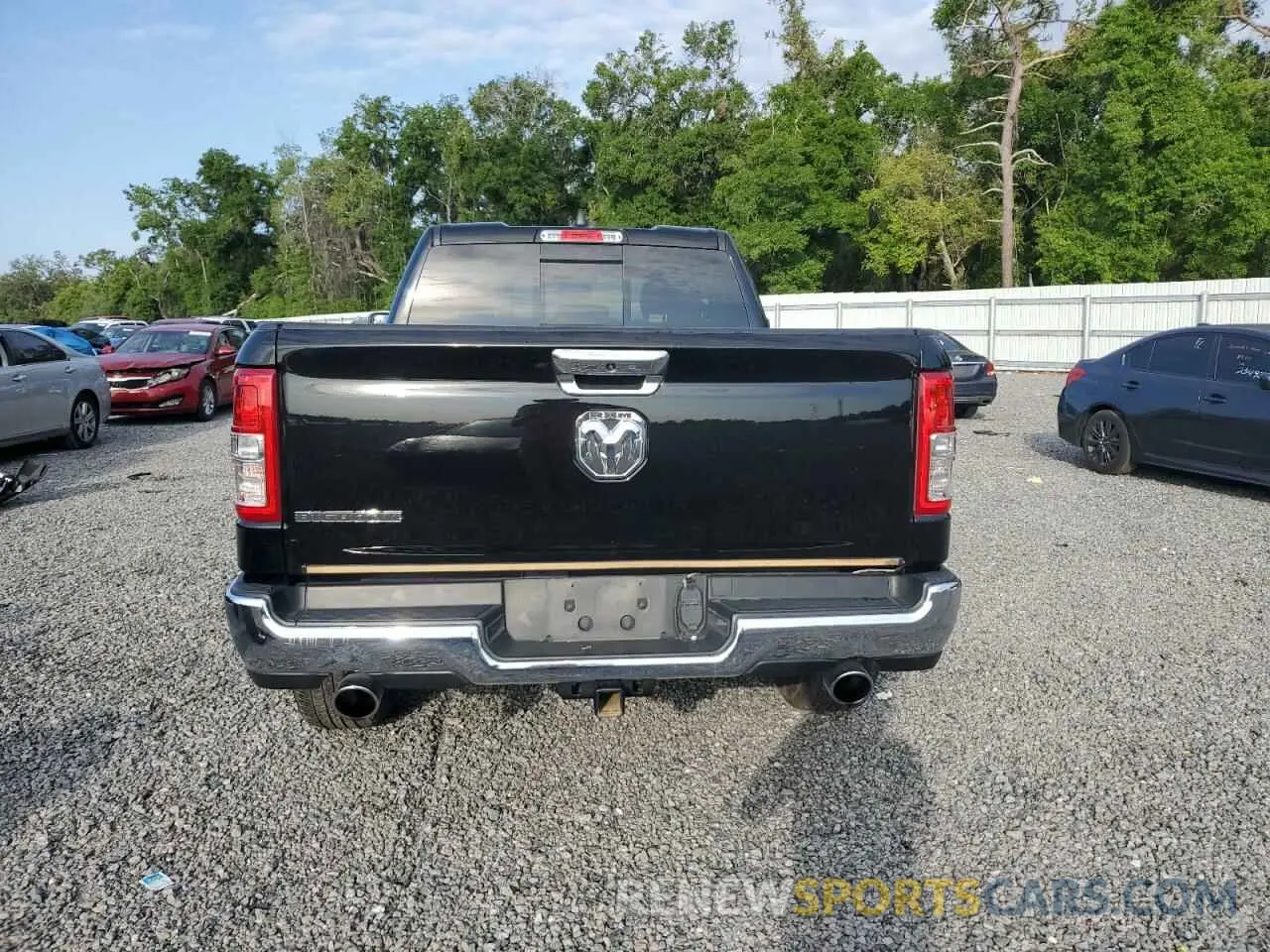 6 Photograph of a damaged car 1C6RREBT0NN389581 RAM 1500 2022