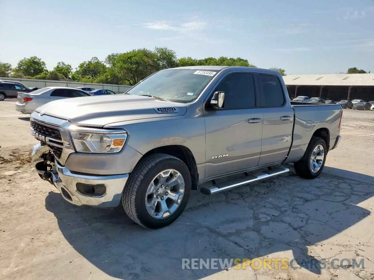 1 Photograph of a damaged car 1C6RREBT2NN190449 RAM 1500 2022