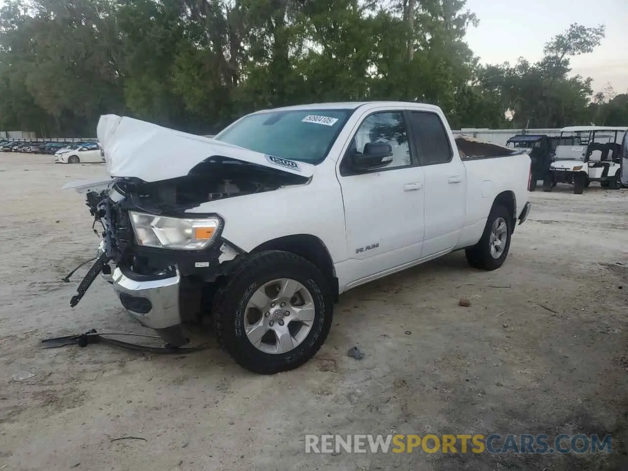 1 Photograph of a damaged car 1C6RREBT2NN475233 RAM 1500 2022