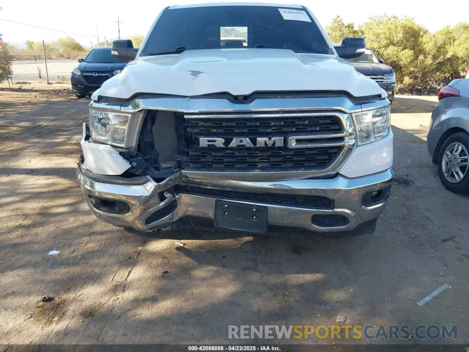 6 Photograph of a damaged car 1C6RREBT6NN274404 RAM 1500 2022