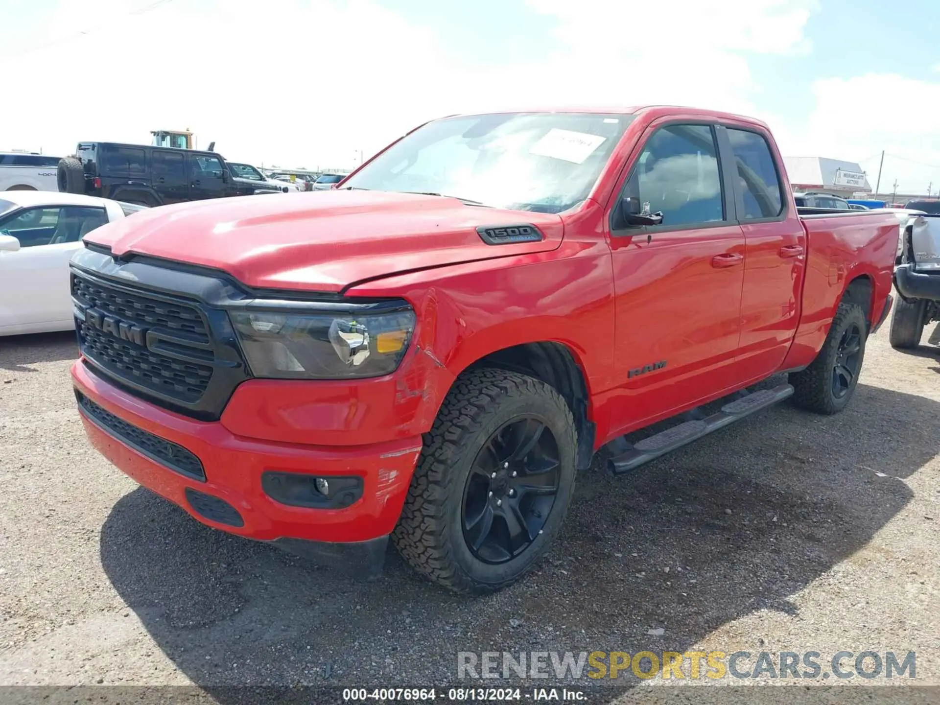 6 Photograph of a damaged car 1C6RREBT7NN399122 RAM 1500 2022