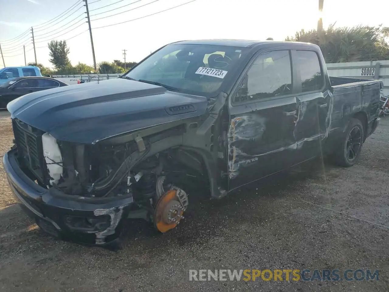 1 Фотография поврежденного автомобиля 1C6RREBT8NN190357 RAM 1500 2022