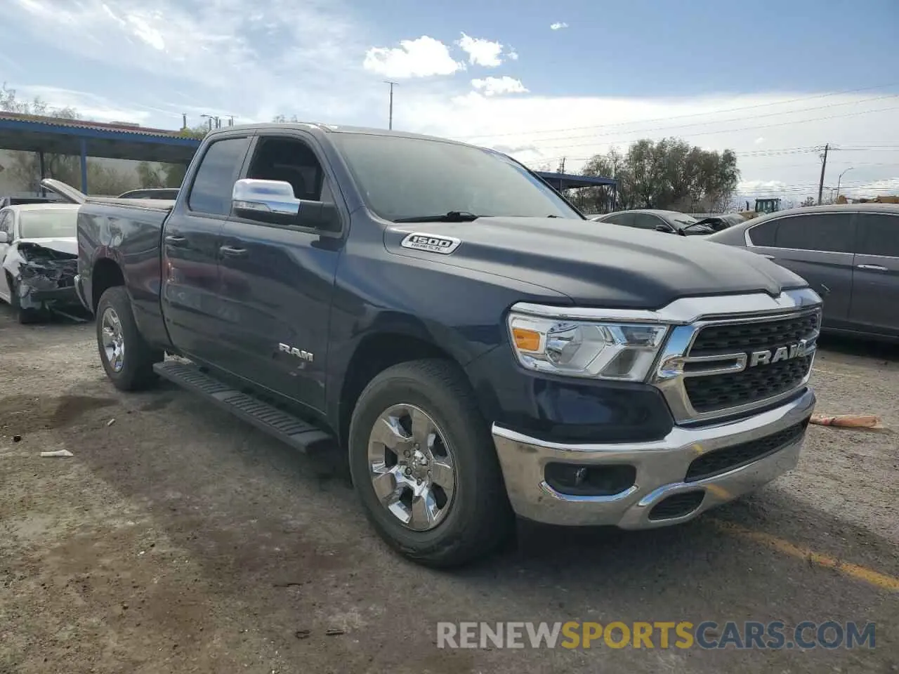 4 Photograph of a damaged car 1C6RREBTXNN254155 RAM 1500 2022