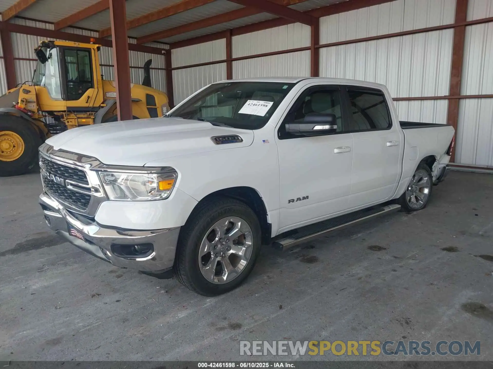 2 Photograph of a damaged car 1C6RREFG2NN446330 RAM 1500 2022