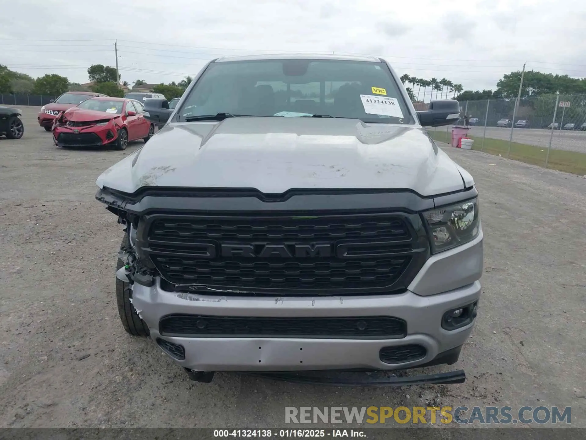12 Photograph of a damaged car 1C6RREFG8NN326239 RAM 1500 2022