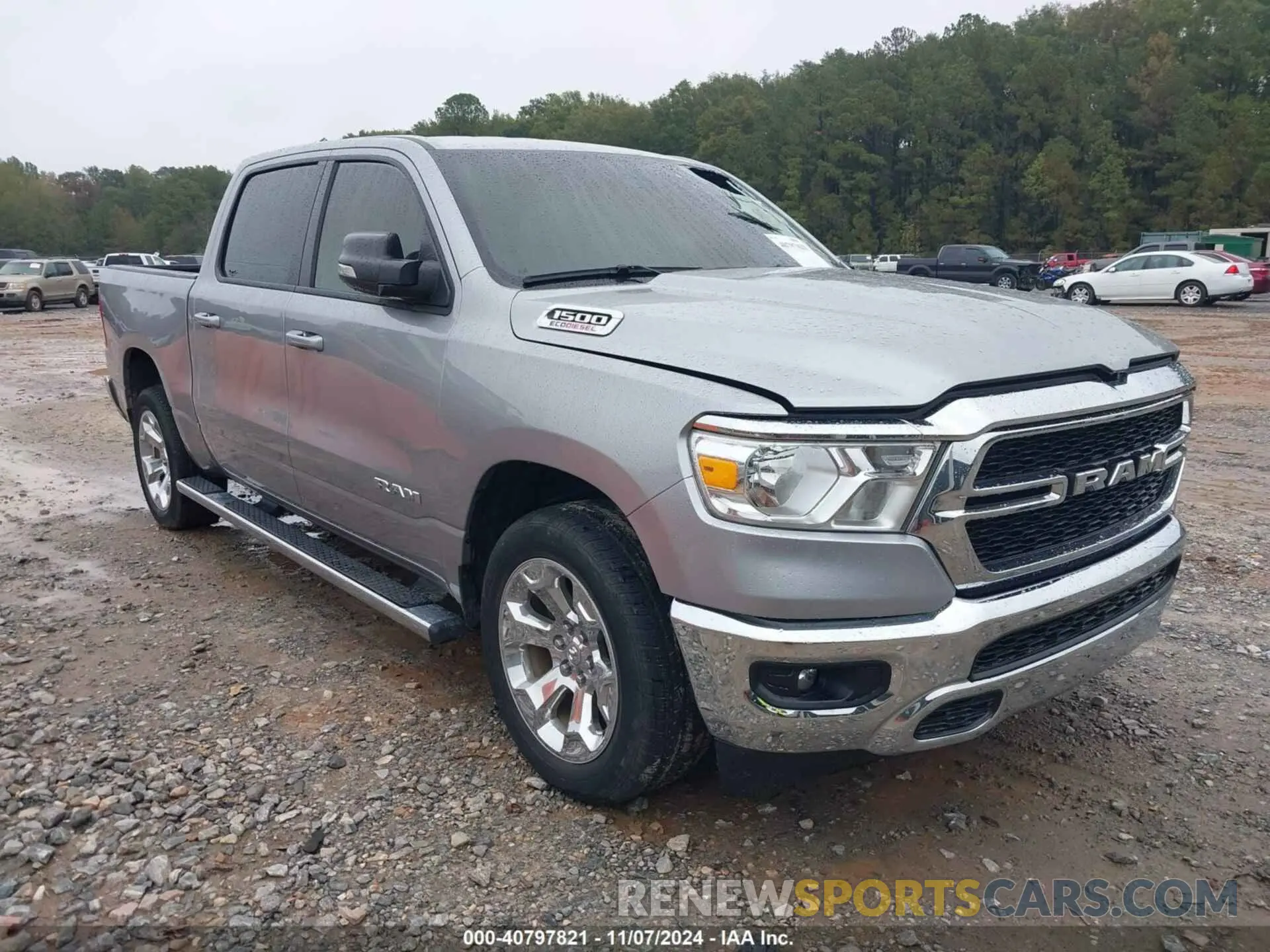 1 Photograph of a damaged car 1C6RREFM6NN408489 RAM 1500 2022