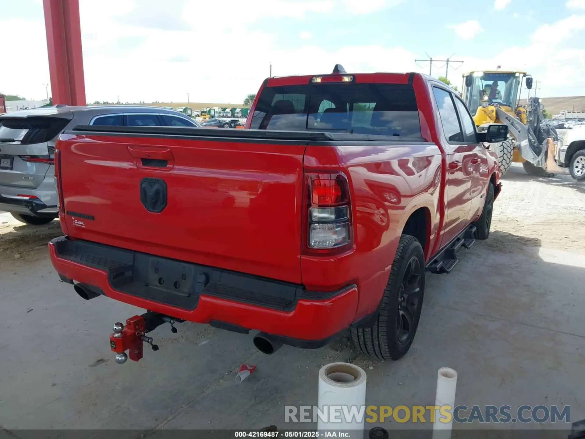 4 Фотография поврежденного автомобиля 1C6RREFT1NN178299 RAM 1500 2022