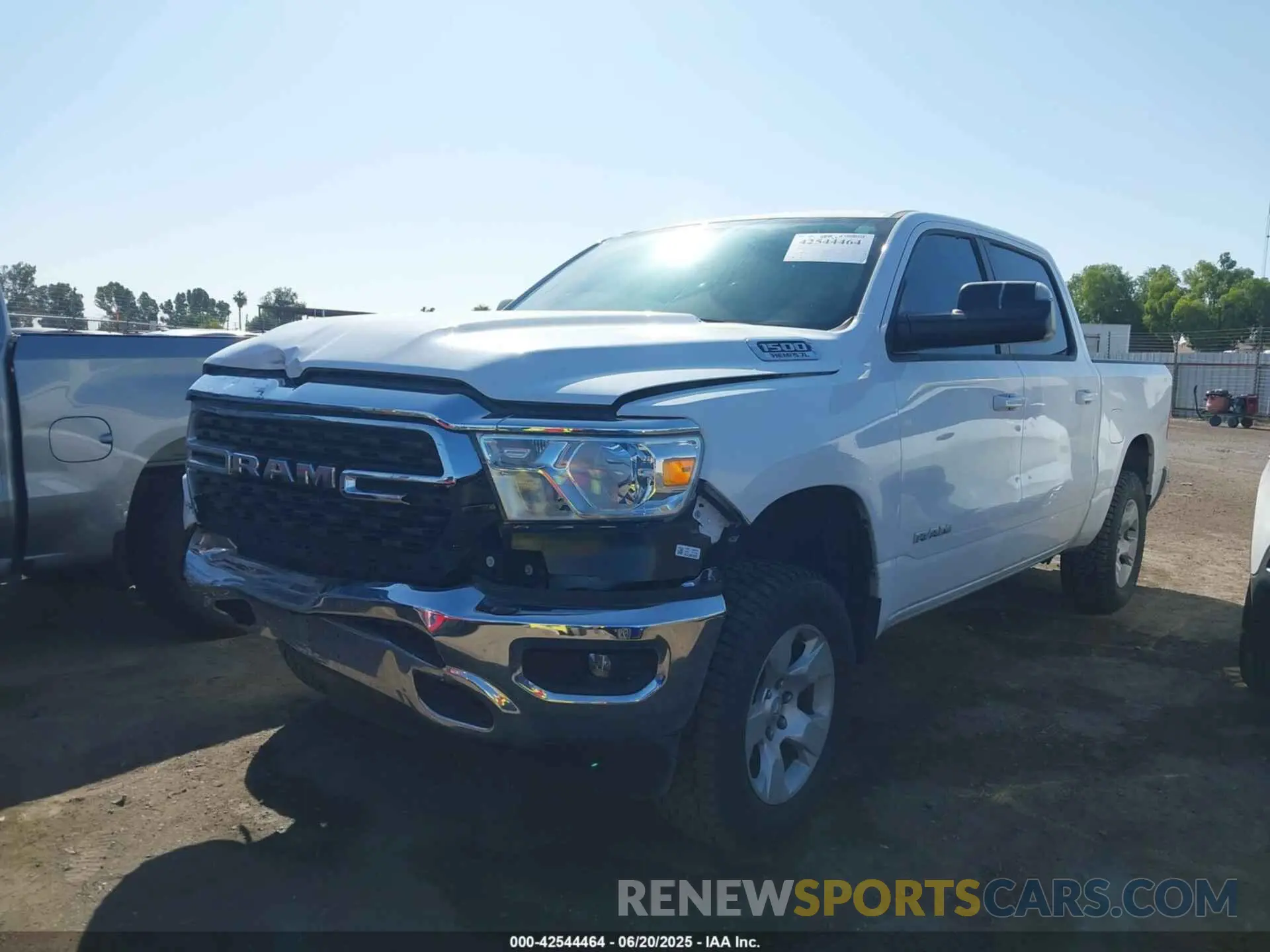 13 Photograph of a damaged car 1C6RREFT2NN261188 RAM 1500 2022