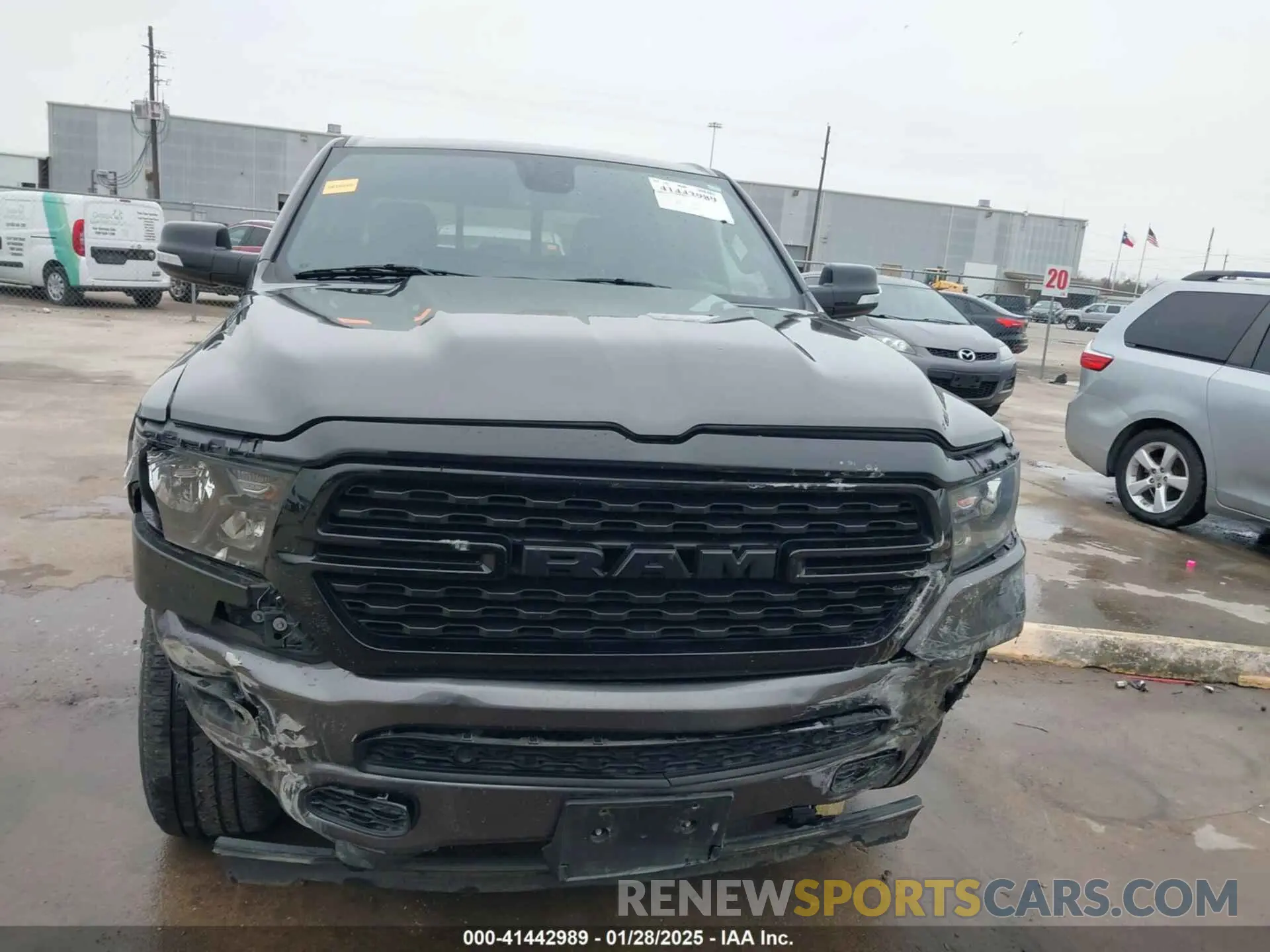 11 Photograph of a damaged car 1C6RREFT3NN387270 RAM 1500 2022