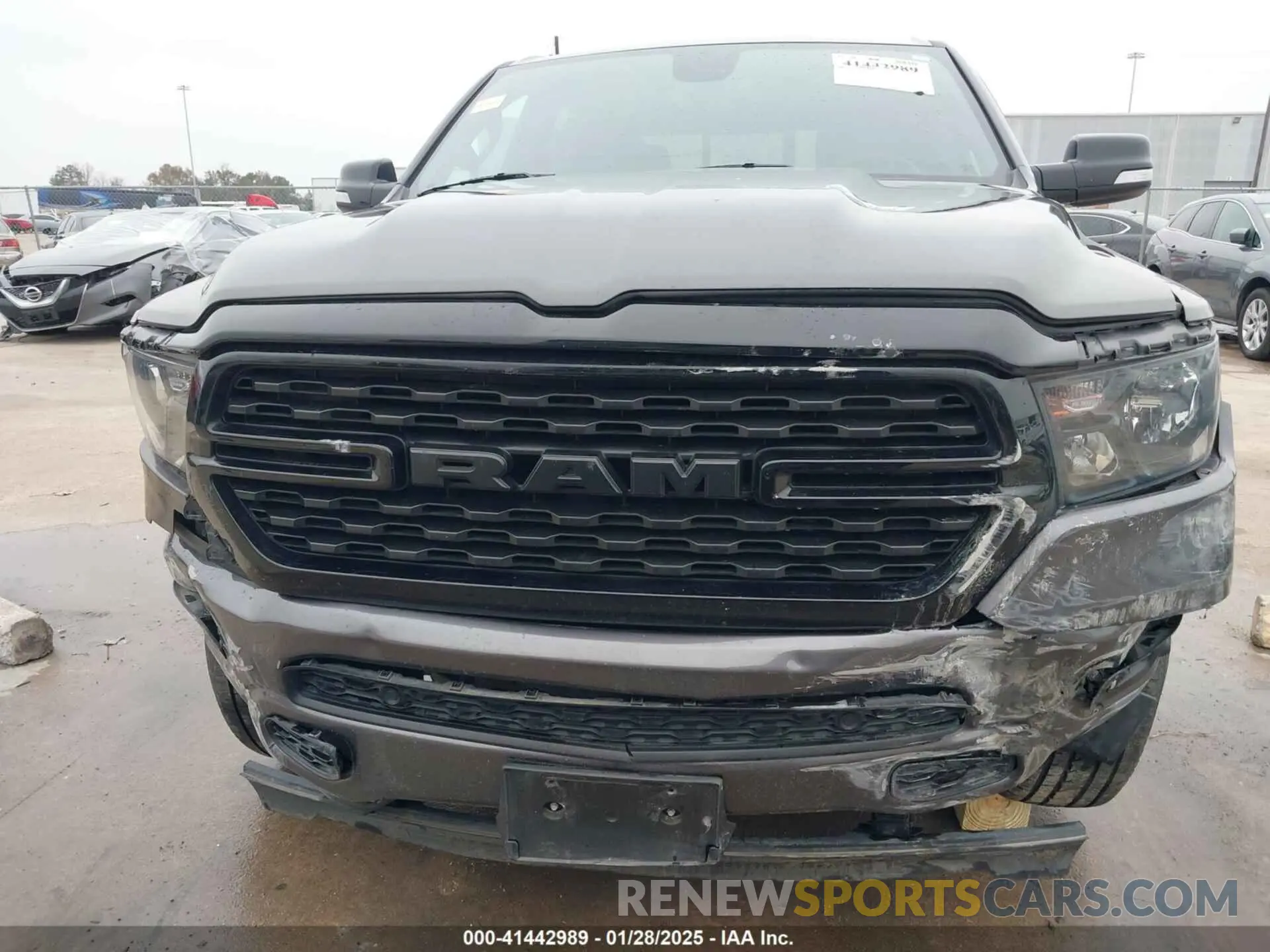 6 Photograph of a damaged car 1C6RREFT3NN387270 RAM 1500 2022