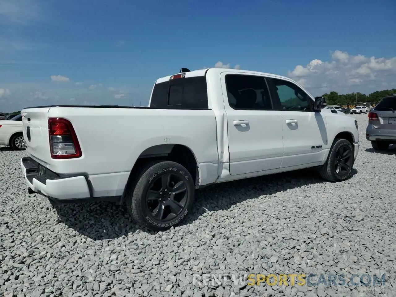 3 Photograph of a damaged car 1C6RREFT6NN312241 RAM 1500 2022