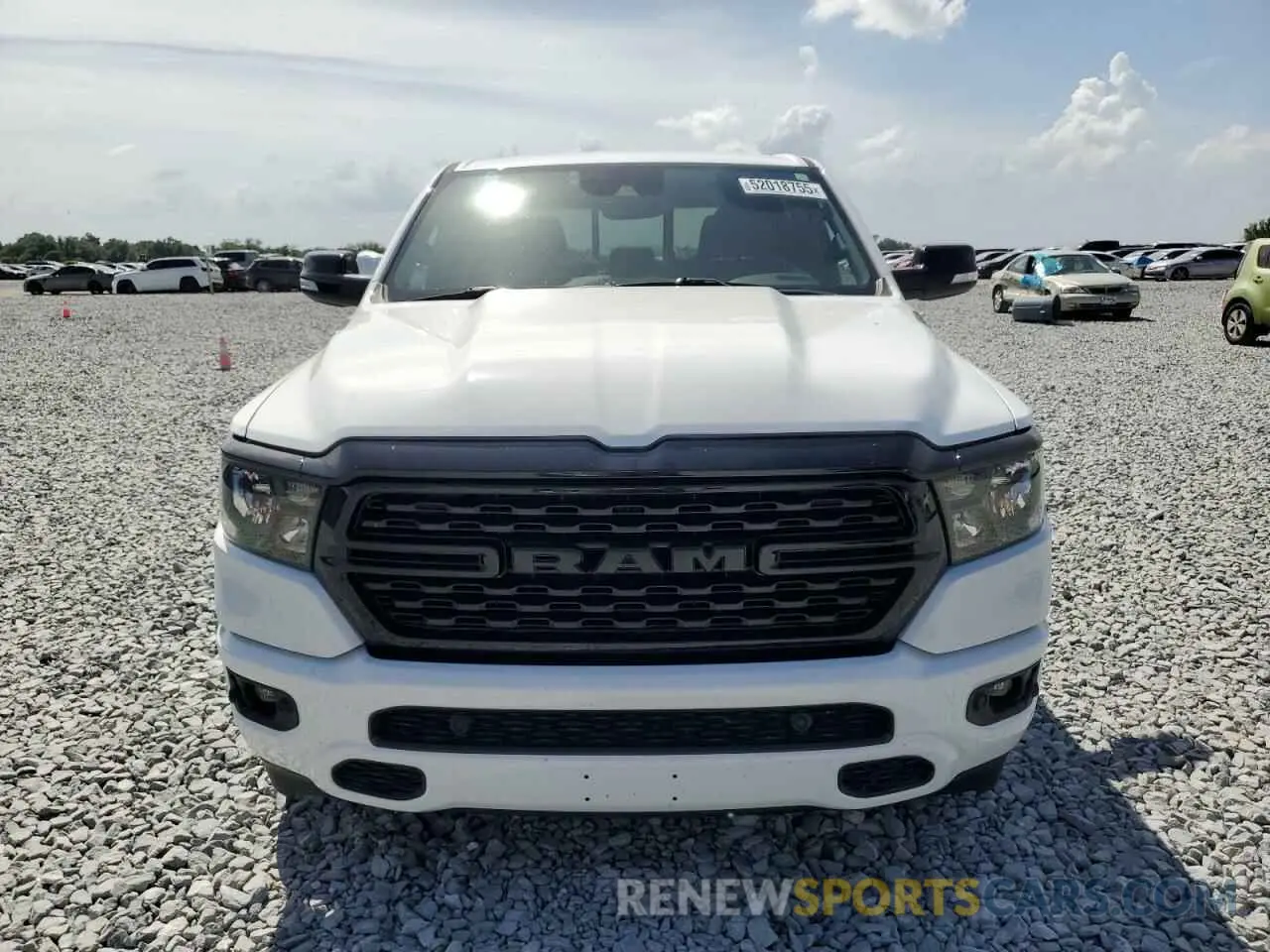 5 Photograph of a damaged car 1C6RREFT6NN312241 RAM 1500 2022