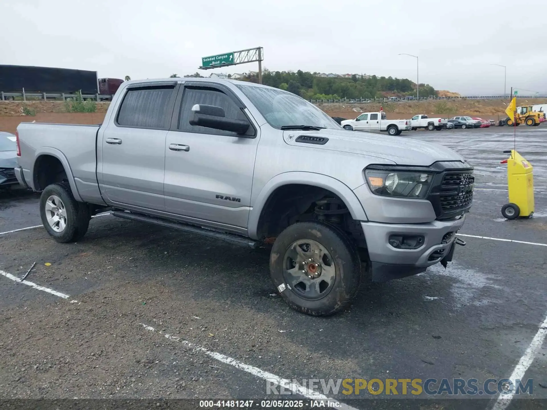 1 Photograph of a damaged car 1C6RREMT2NN246600 RAM 1500 2022