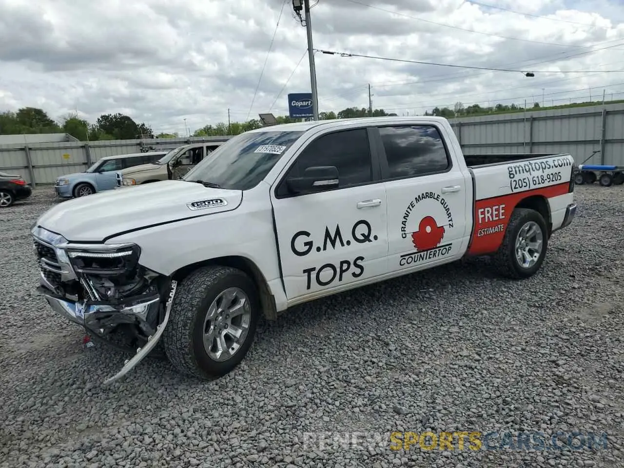 1 Фотография поврежденного автомобиля 1C6RREMT5NN416027 RAM 1500 2022