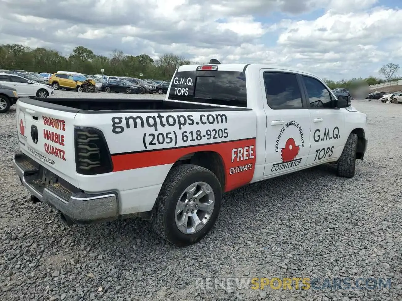 3 Фотография поврежденного автомобиля 1C6RREMT5NN416027 RAM 1500 2022