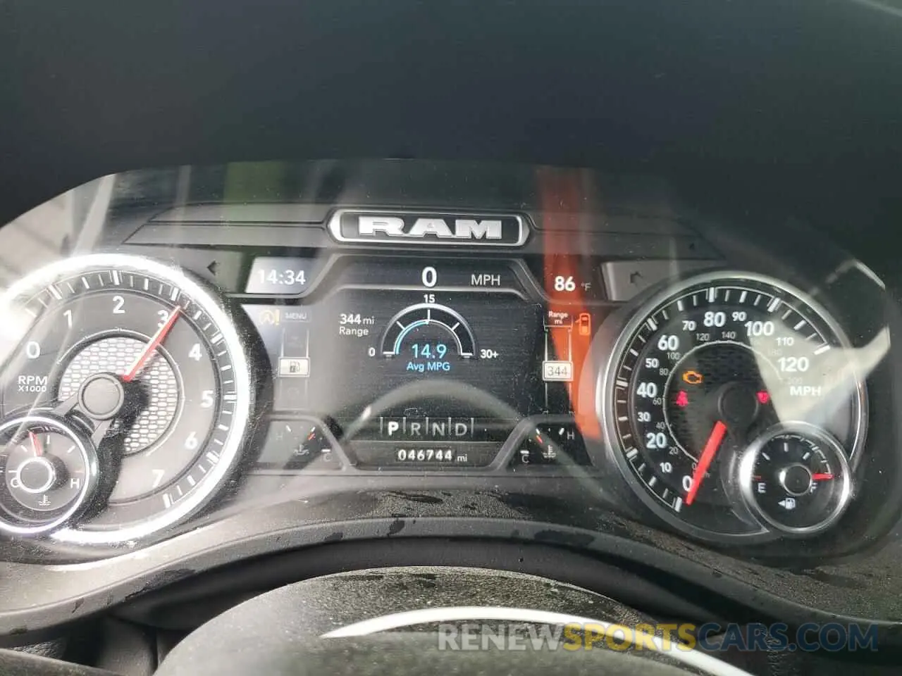 9 Фотография поврежденного автомобиля 1C6RREMT5NN416027 RAM 1500 2022