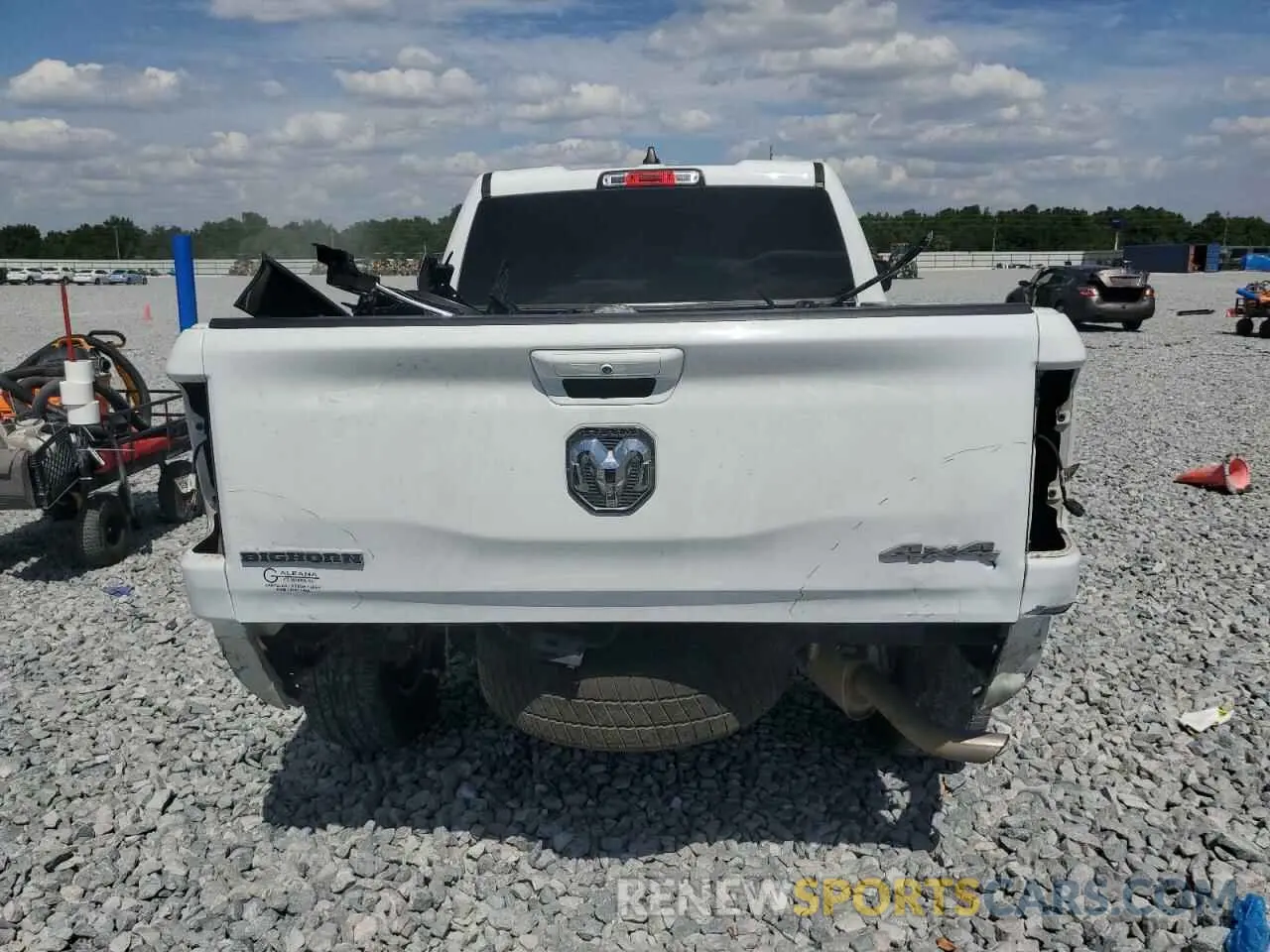 6 Photograph of a damaged car 1C6RRFBG1NN278899 RAM 1500 2022