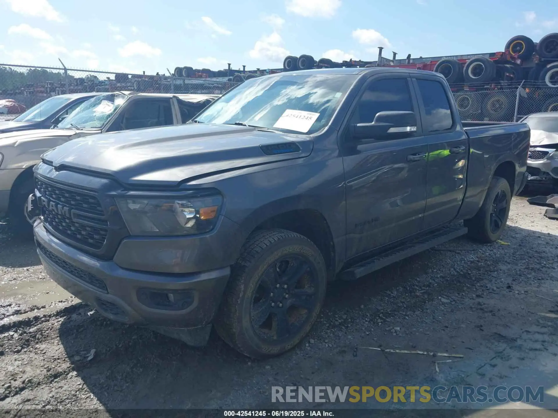 2 Photograph of a damaged car 1C6RRFBG6NN226099 RAM 1500 2022