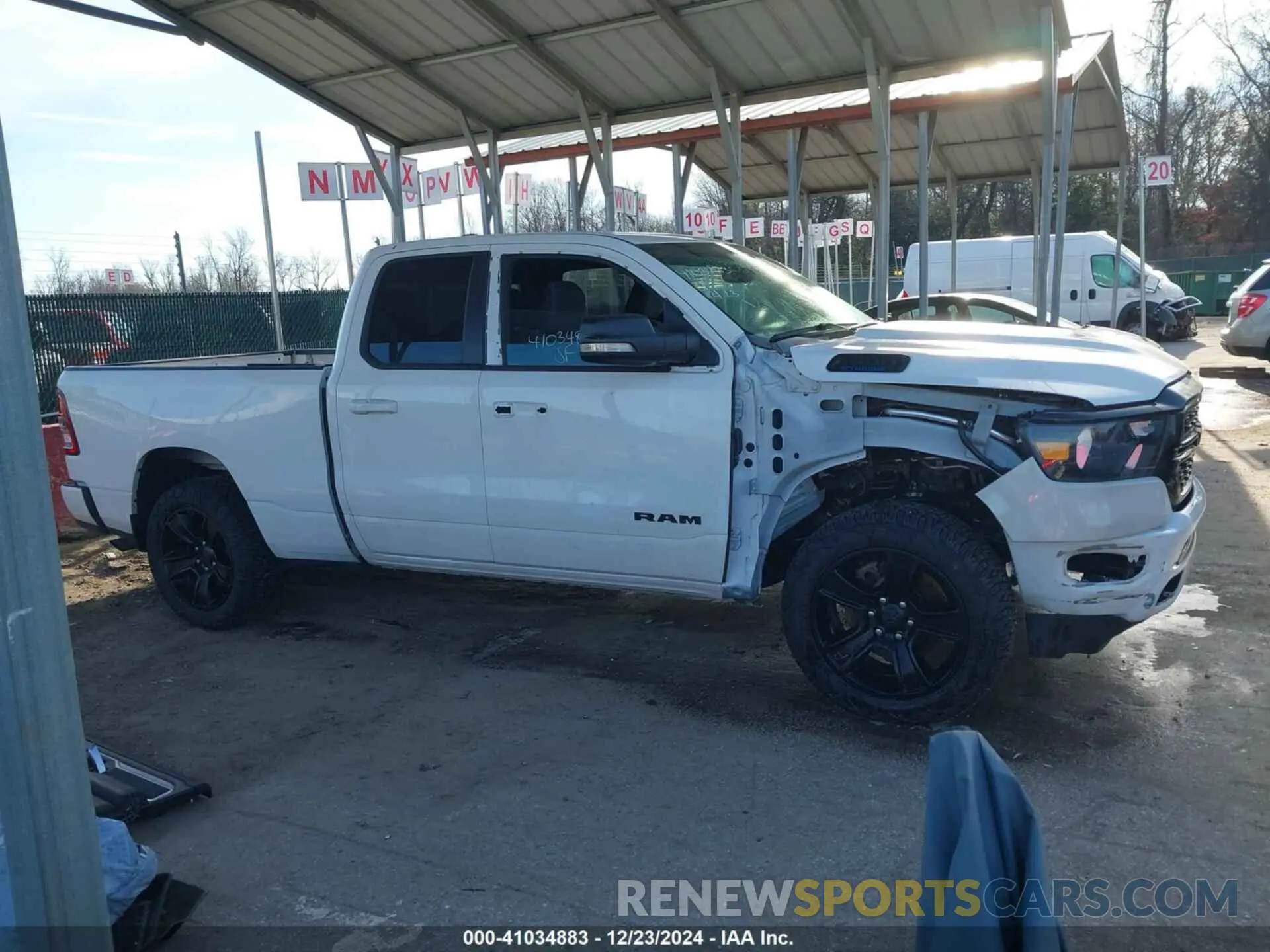 14 Фотография поврежденного автомобиля 1C6RRFBG8NN263624 RAM 1500 2022