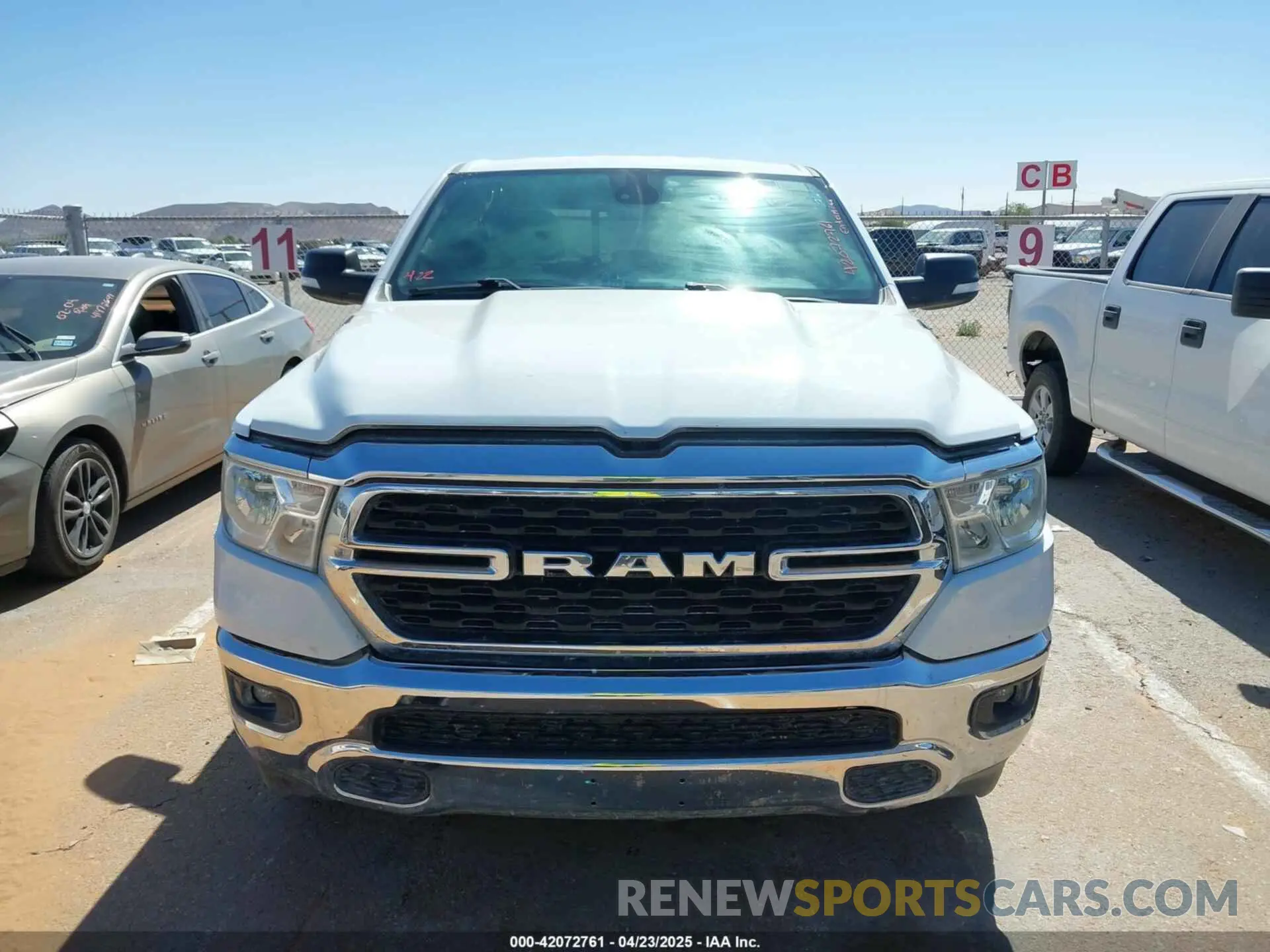 12 Photograph of a damaged car 1C6RRFBG9NN213153 RAM 1500 2022