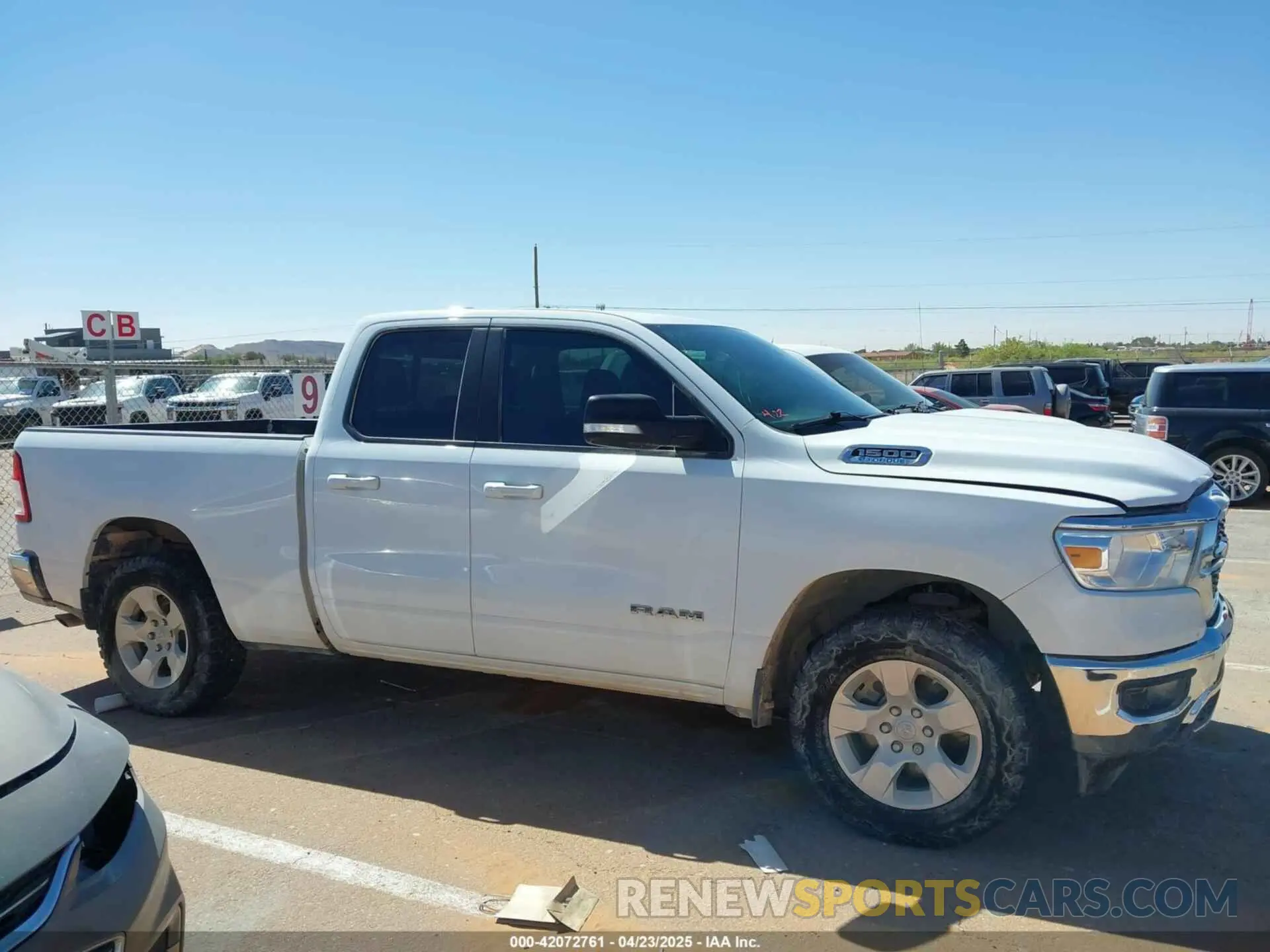 13 Photograph of a damaged car 1C6RRFBG9NN213153 RAM 1500 2022