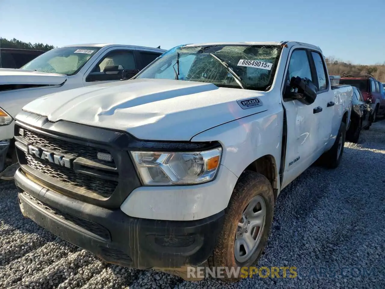 1 Photograph of a damaged car 1C6RRFCG2NN384115 RAM 1500 2022