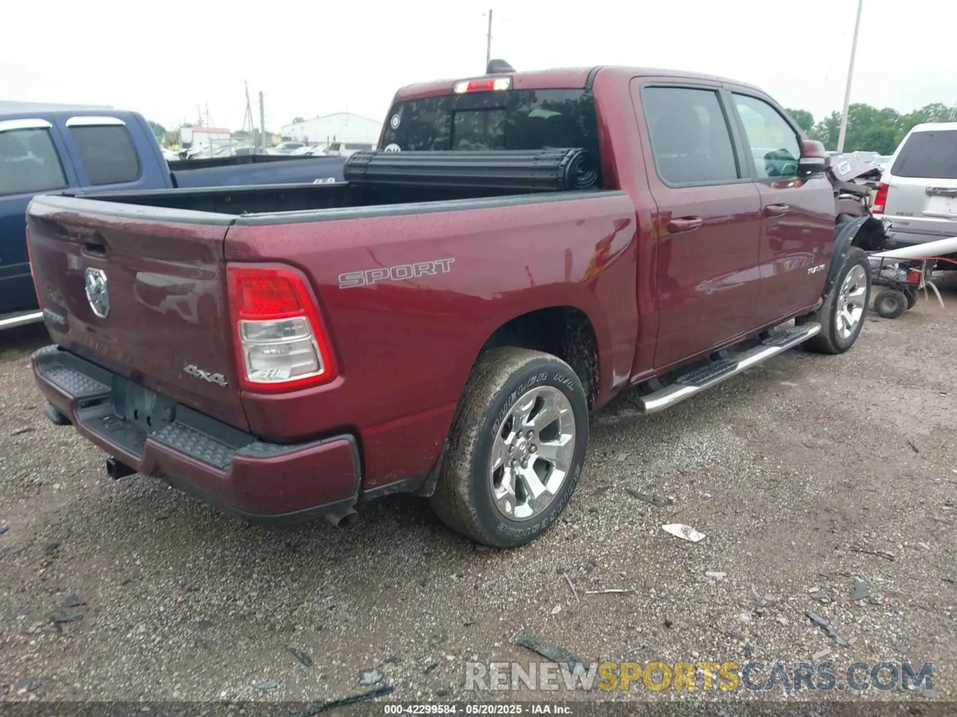 4 Фотография поврежденного автомобиля 1C6RRFFG0NN327925 RAM 1500 2022