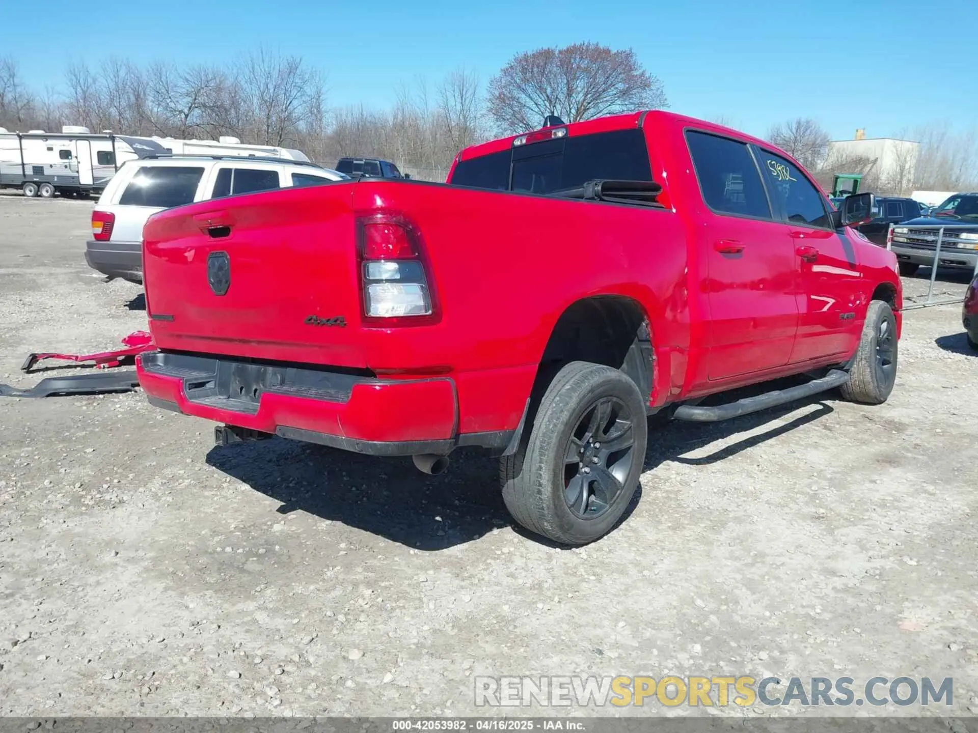 4 Фотография поврежденного автомобиля 1C6RRFFG2NN259207 RAM 1500 2022