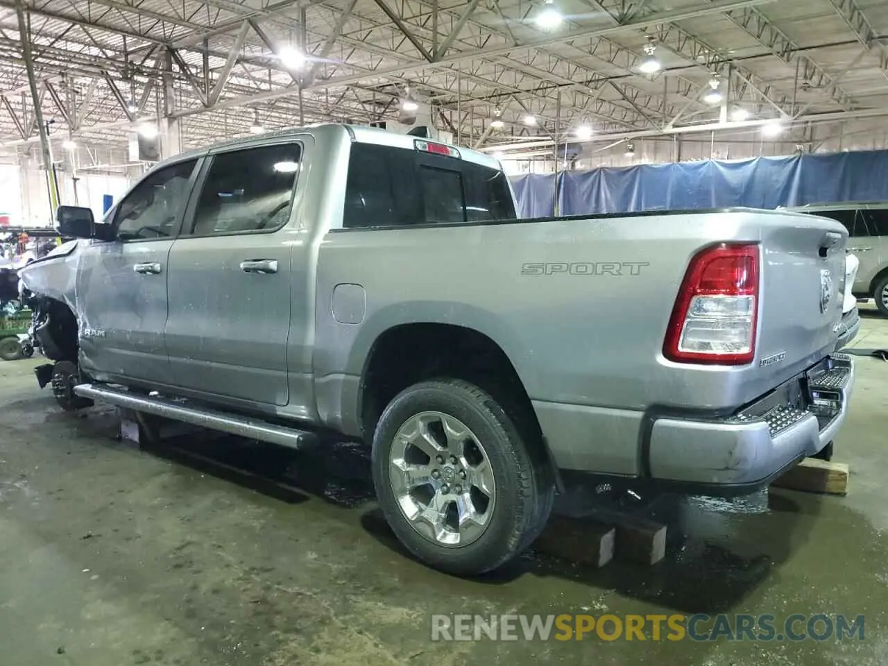 2 Photograph of a damaged car 1C6RRFFG2NN297441 RAM 1500 2022