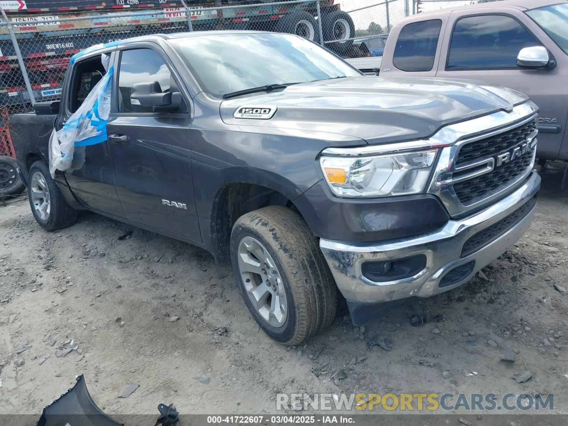 1 Photograph of a damaged car 1C6RRFFG2NN460699 RAM 1500 2022