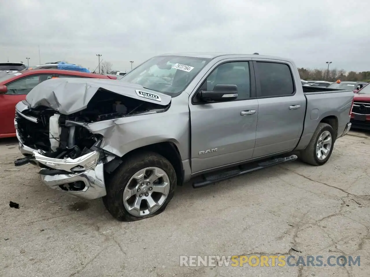 1 Photograph of a damaged car 1C6RRFFG3NN455138 RAM 1500 2022