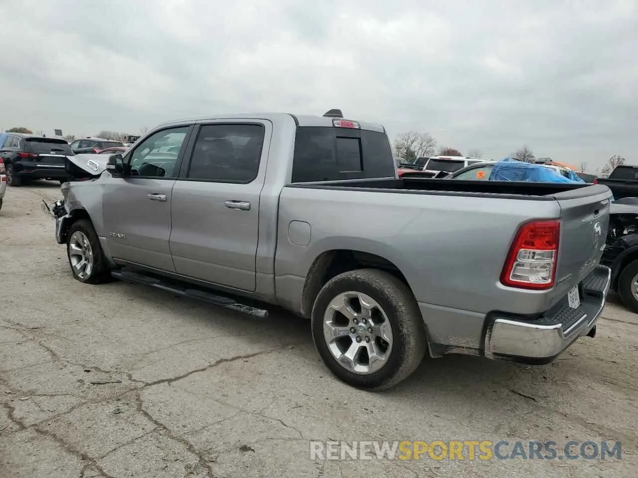 2 Photograph of a damaged car 1C6RRFFG3NN455138 RAM 1500 2022