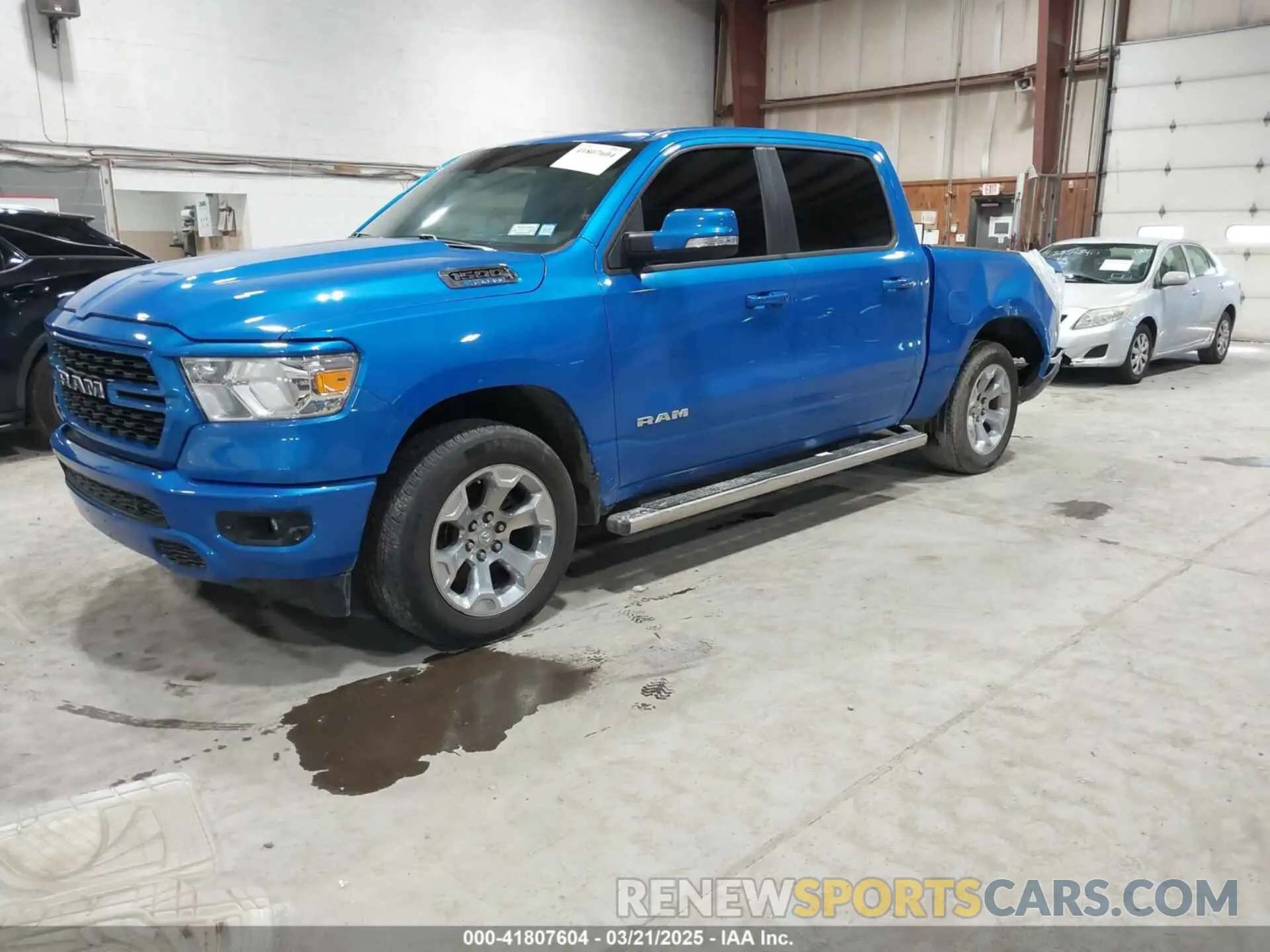 2 Photograph of a damaged car 1C6RRFFG4NN343089 RAM 1500 2022