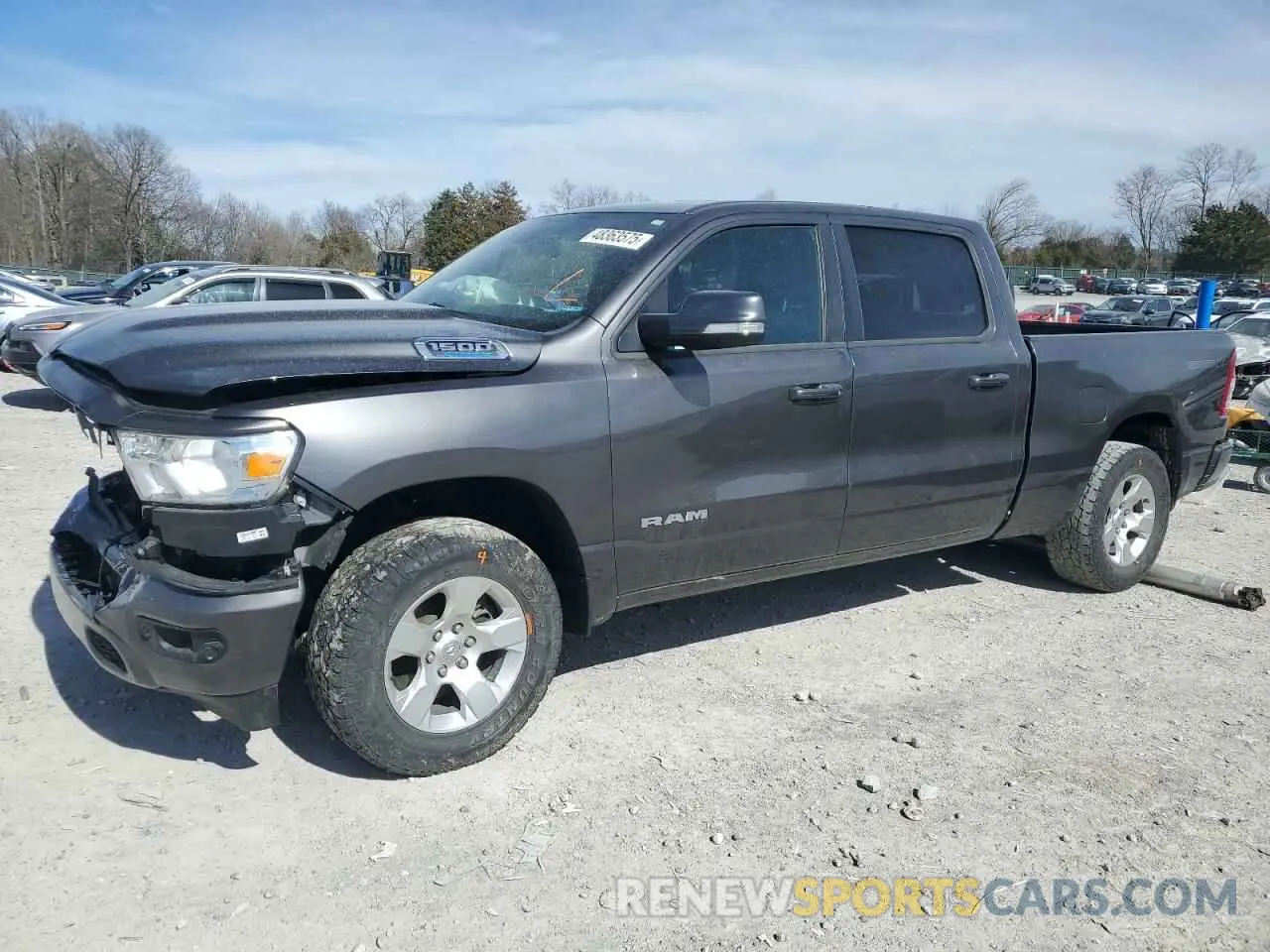1 Photograph of a damaged car 1C6RRFMG1NN478128 RAM 1500 2022