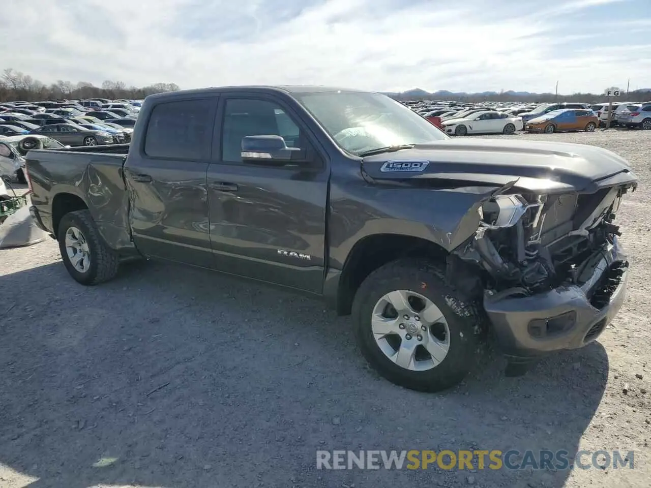 4 Photograph of a damaged car 1C6RRFMG1NN478128 RAM 1500 2022