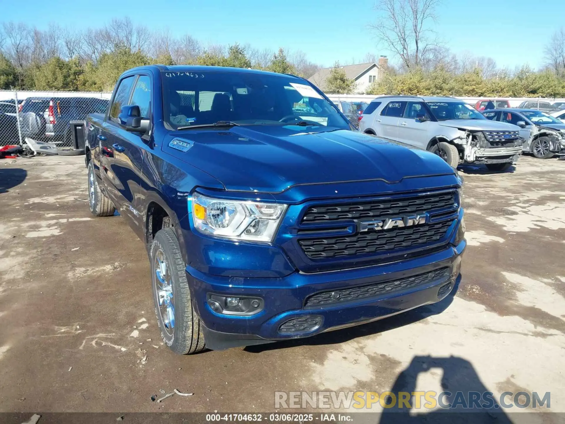 1 Photograph of a damaged car 1C6RRFMG4NN438867 RAM 1500 2022