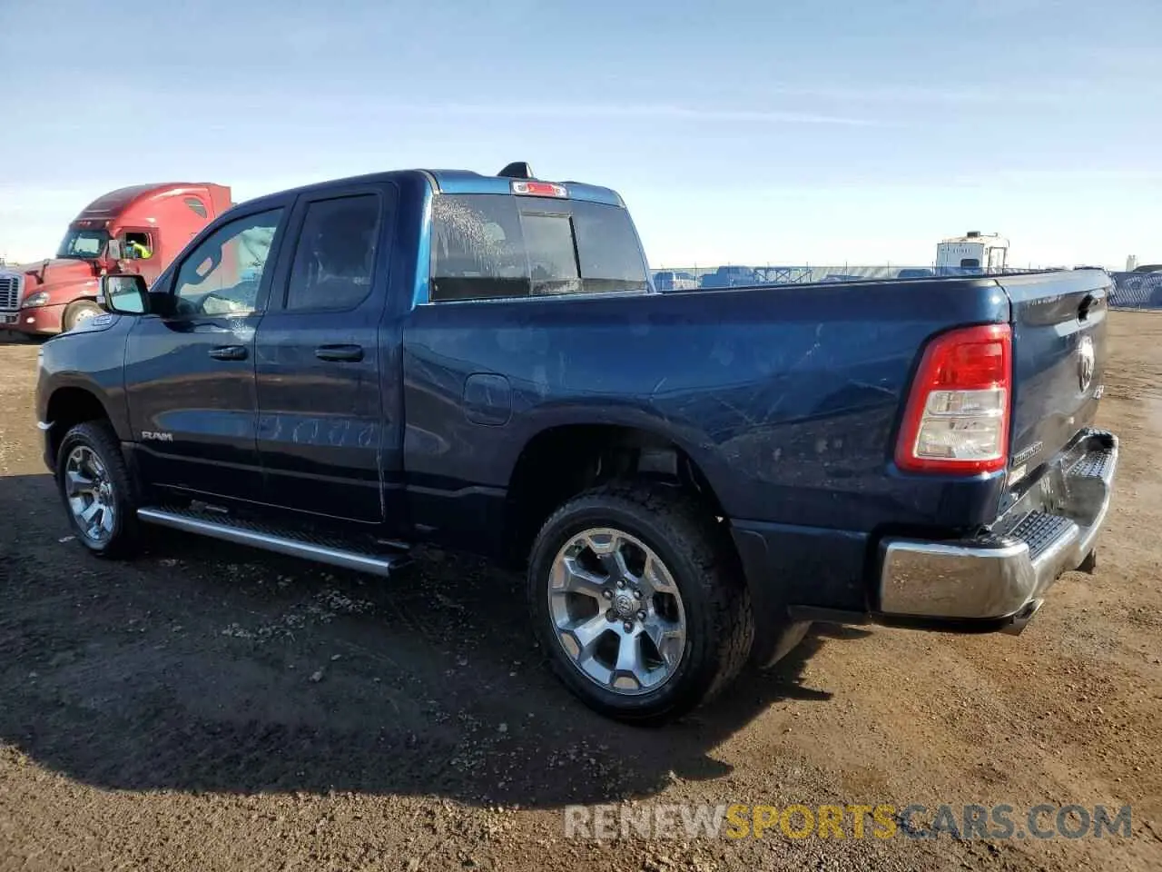 2 Photograph of a damaged car 1C6SRFBT2NN481573 RAM 1500 2022
